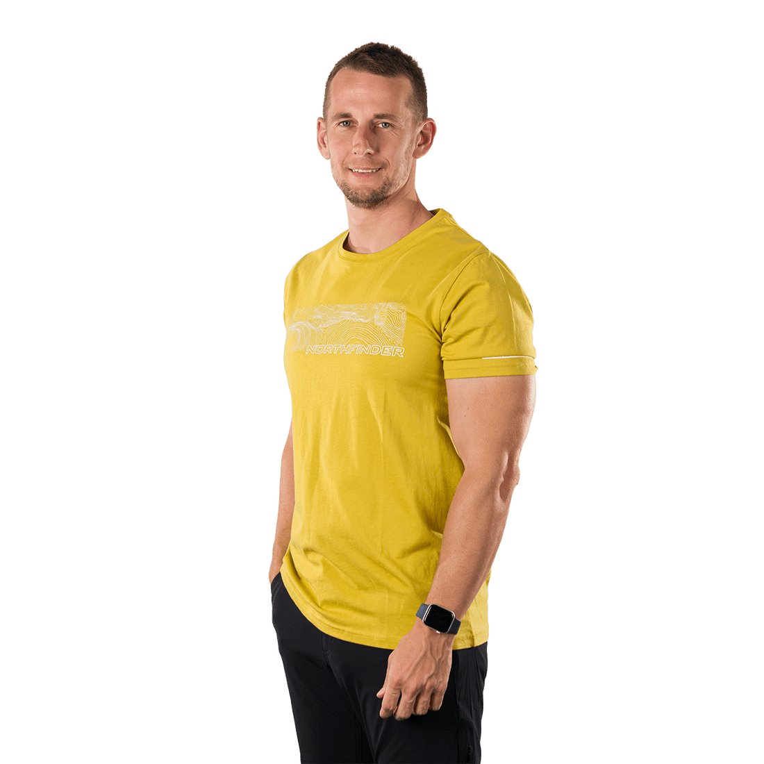 TR-5045OR men's outdoor organic cotton T-shirt AMAD