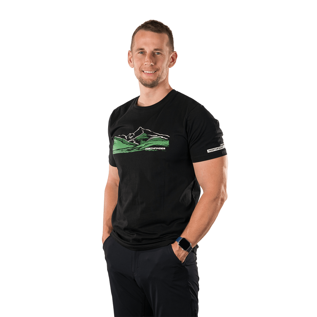 TR-5046OR men's outdoor organic cotton T-shirt BARTO