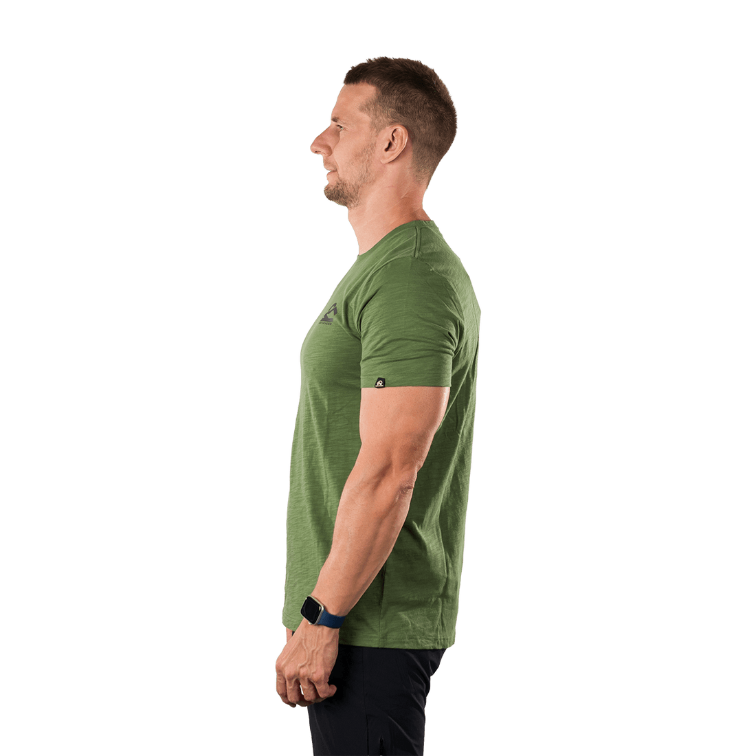 TR-5050OR men's outdoor organic slub cotton T‑shirt  HERMO