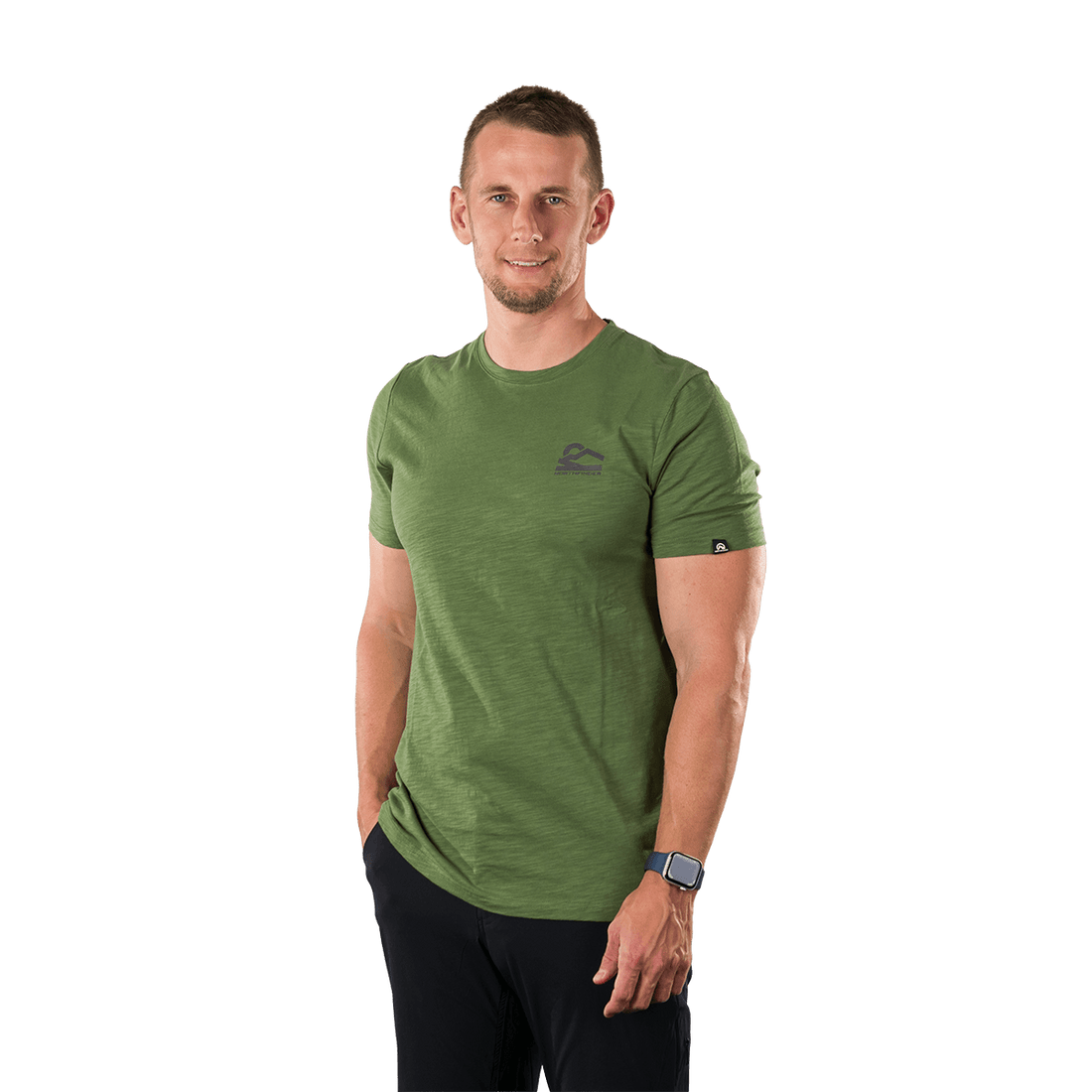 TR-5050OR men's outdoor organic slub cotton T‑shirt  HERMO