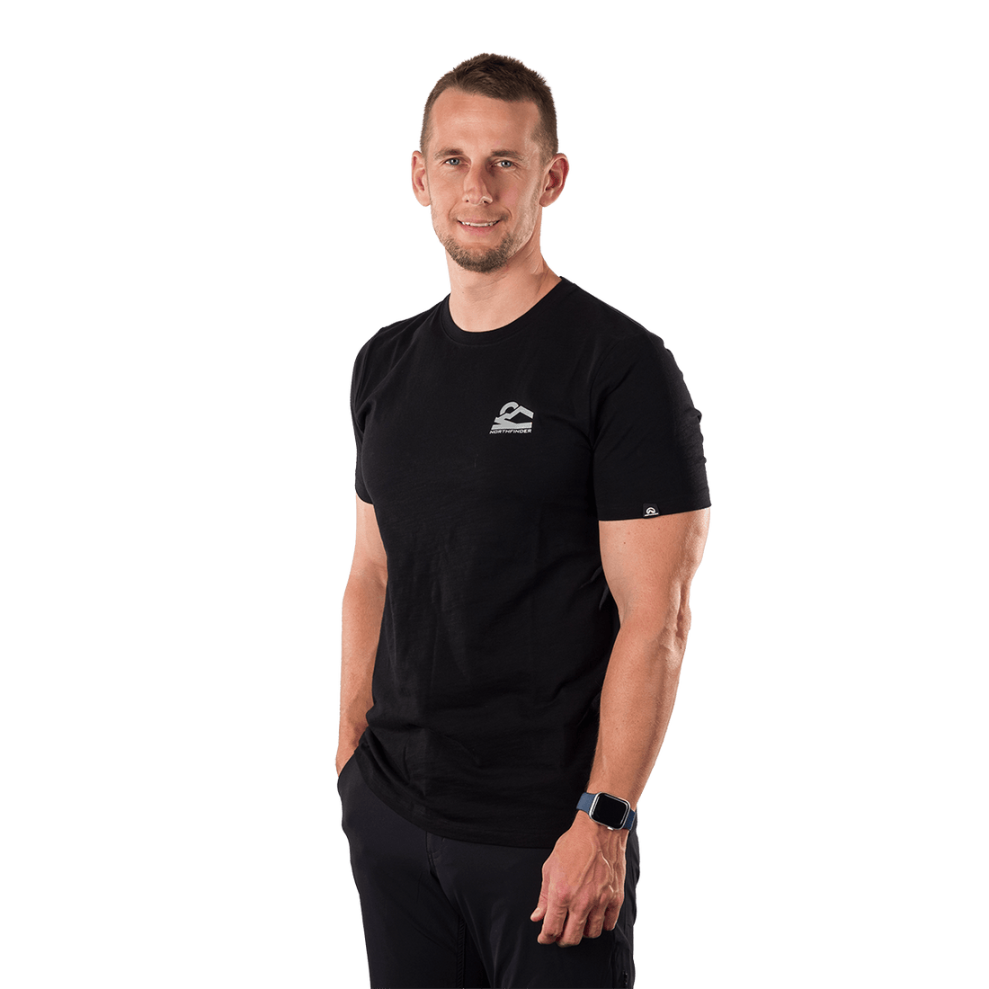TR-5050OR men's outdoor organic slub cotton T‑shirt  HERMO