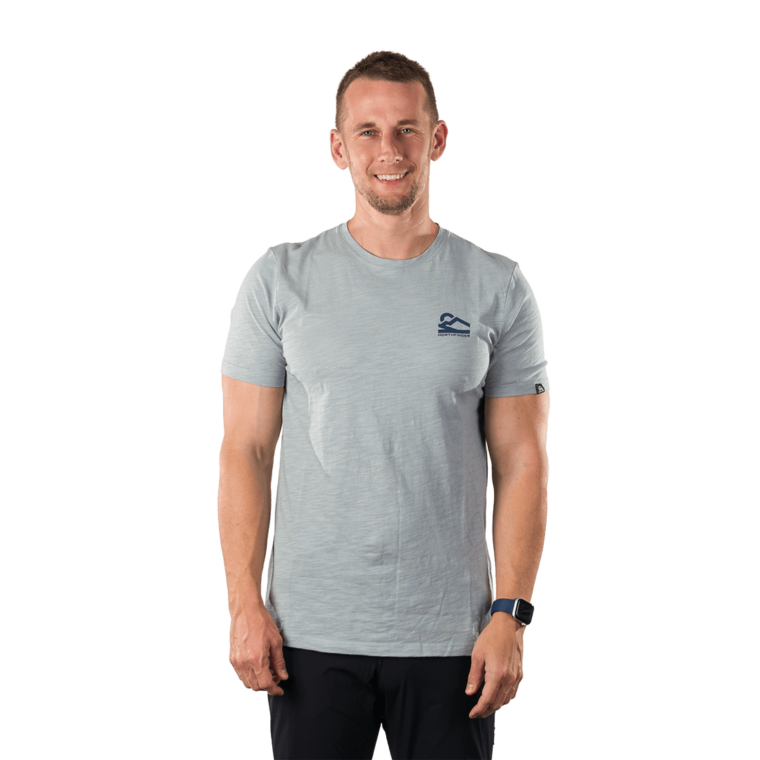 TR-5050OR men's outdoor organic slub cotton T‑shirt  HERMO