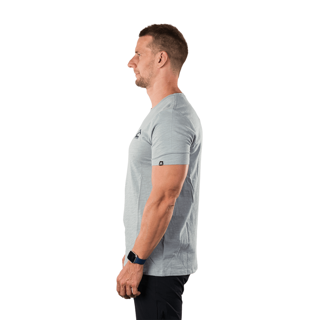 TR-5050OR men's outdoor organic slub cotton T‑shirt  HERMO