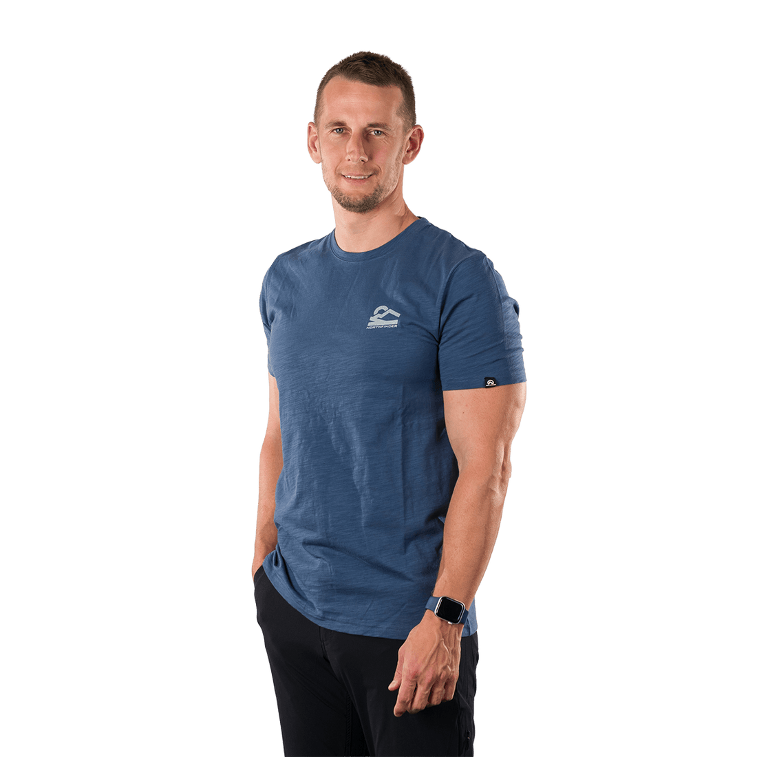 TR-5050OR men's outdoor organic slub cotton T‑shirt  HERMO