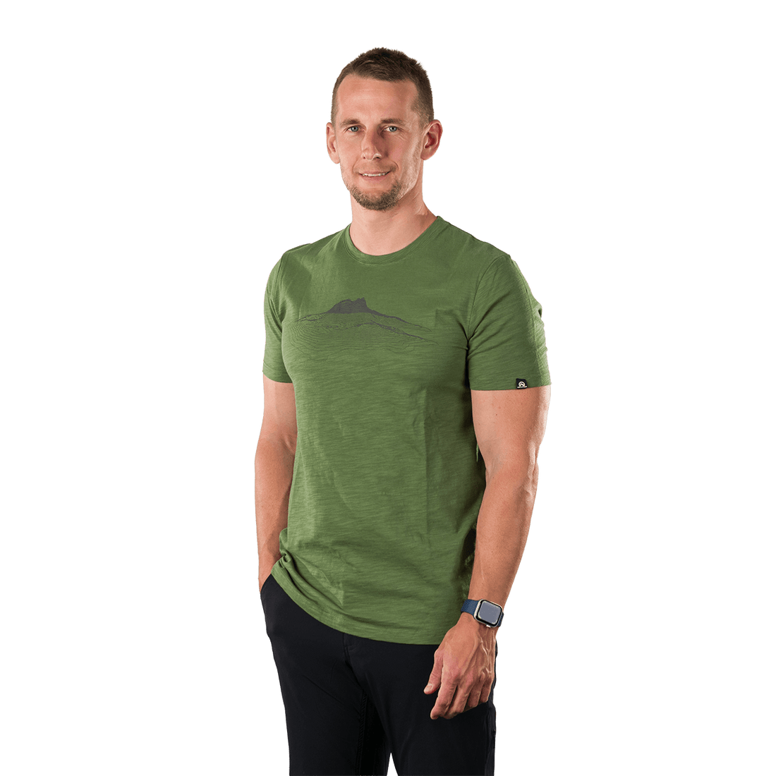 TR-5051OR men's outdoor organic slub cotton T‑shirt  JACINT