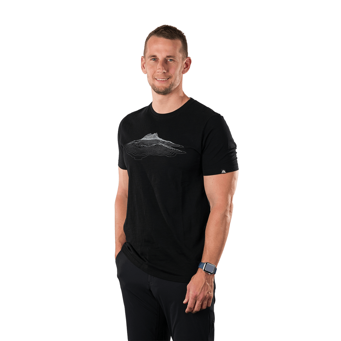 TR-5051OR men's outdoor organic slub cotton T‑shirt  JACINT