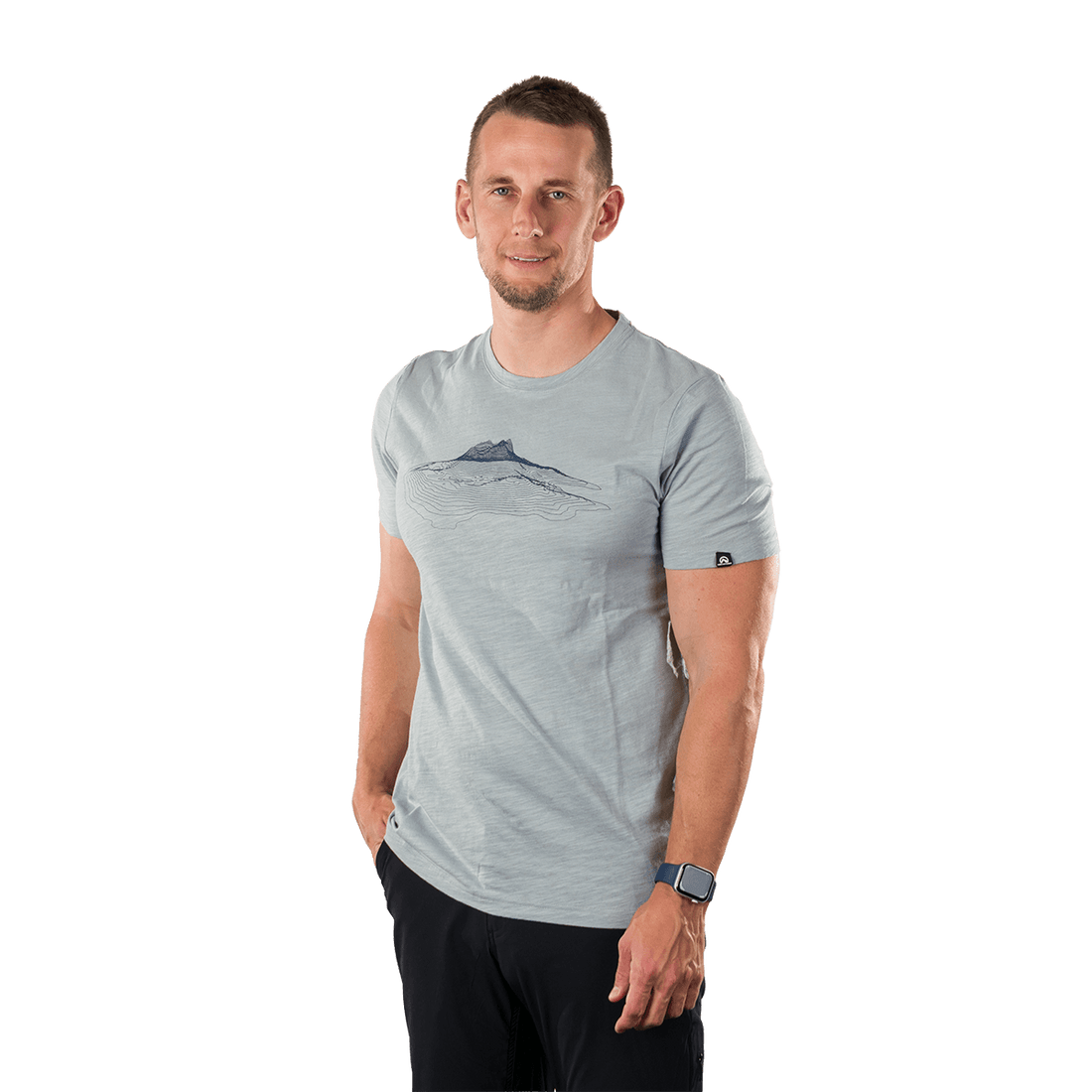 TR-5051OR men's outdoor organic slub cotton T‑shirt  JACINT