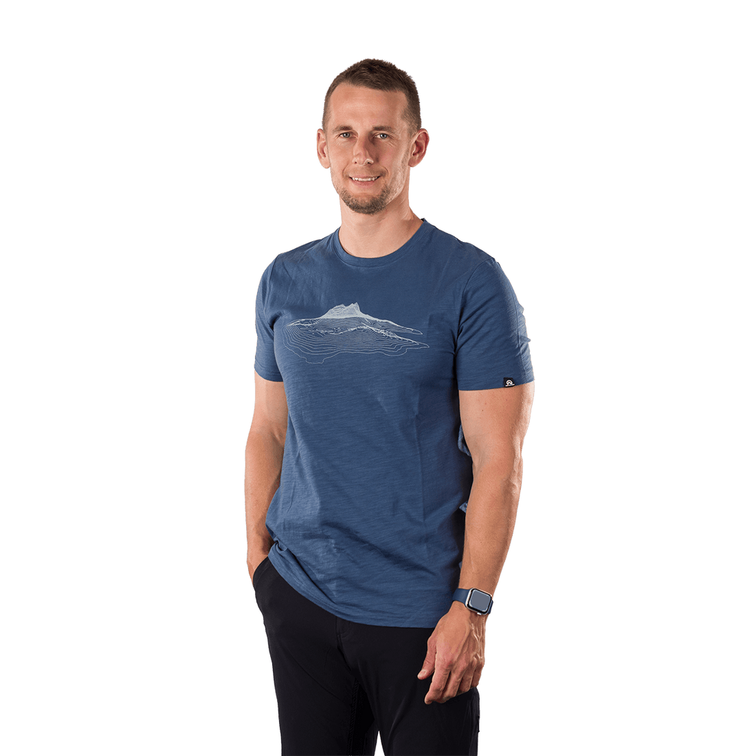 TR-5051OR men's outdoor organic slub cotton T‑shirt  JACINT