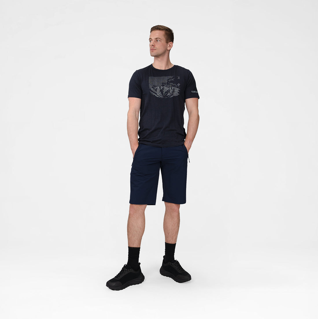 TR-5053OR men's outdoor merino T-shirt JIMEN