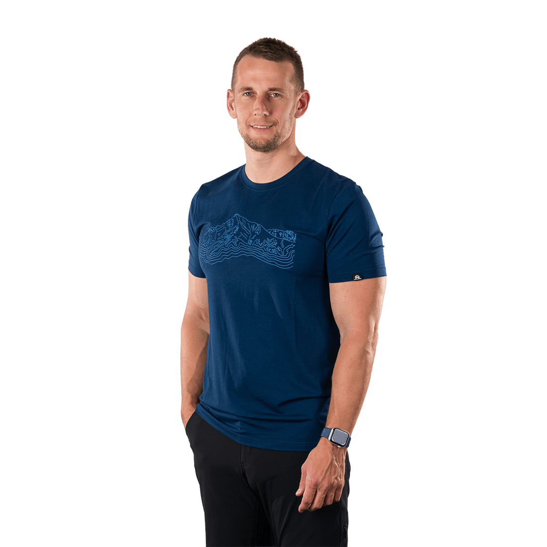 TR-5056OR men's outdoor bamboo T-shirt HALM