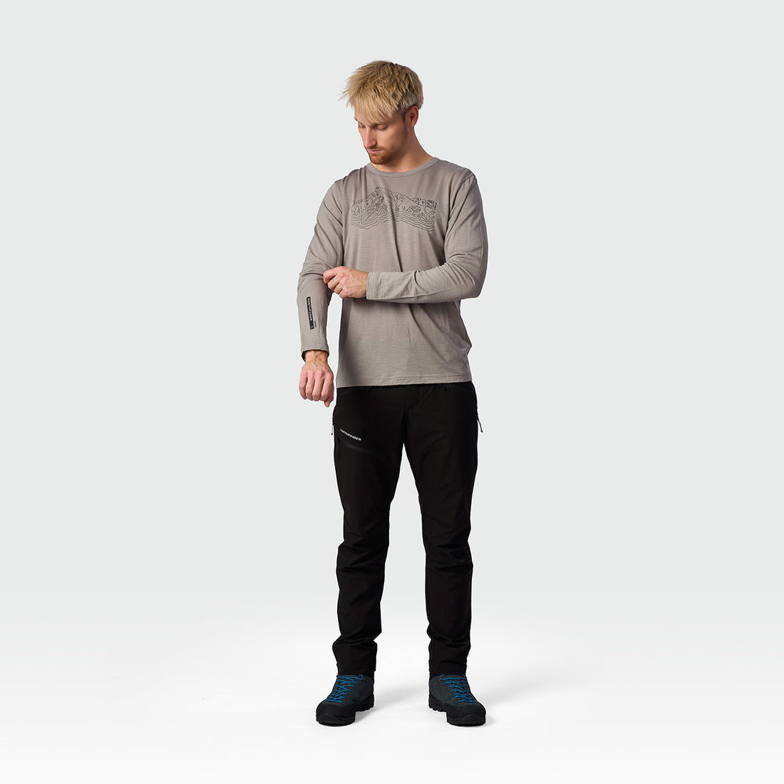 TR-5075OR men's merino T-shirt long sleeve ARZE