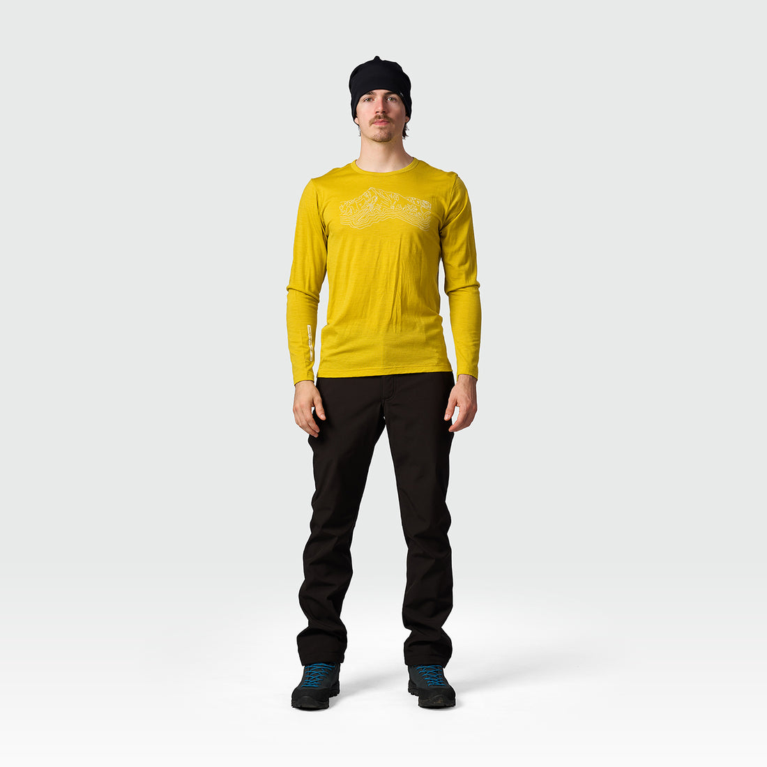 TR-5075OR men's merino T-shirt long sleeve ARZE