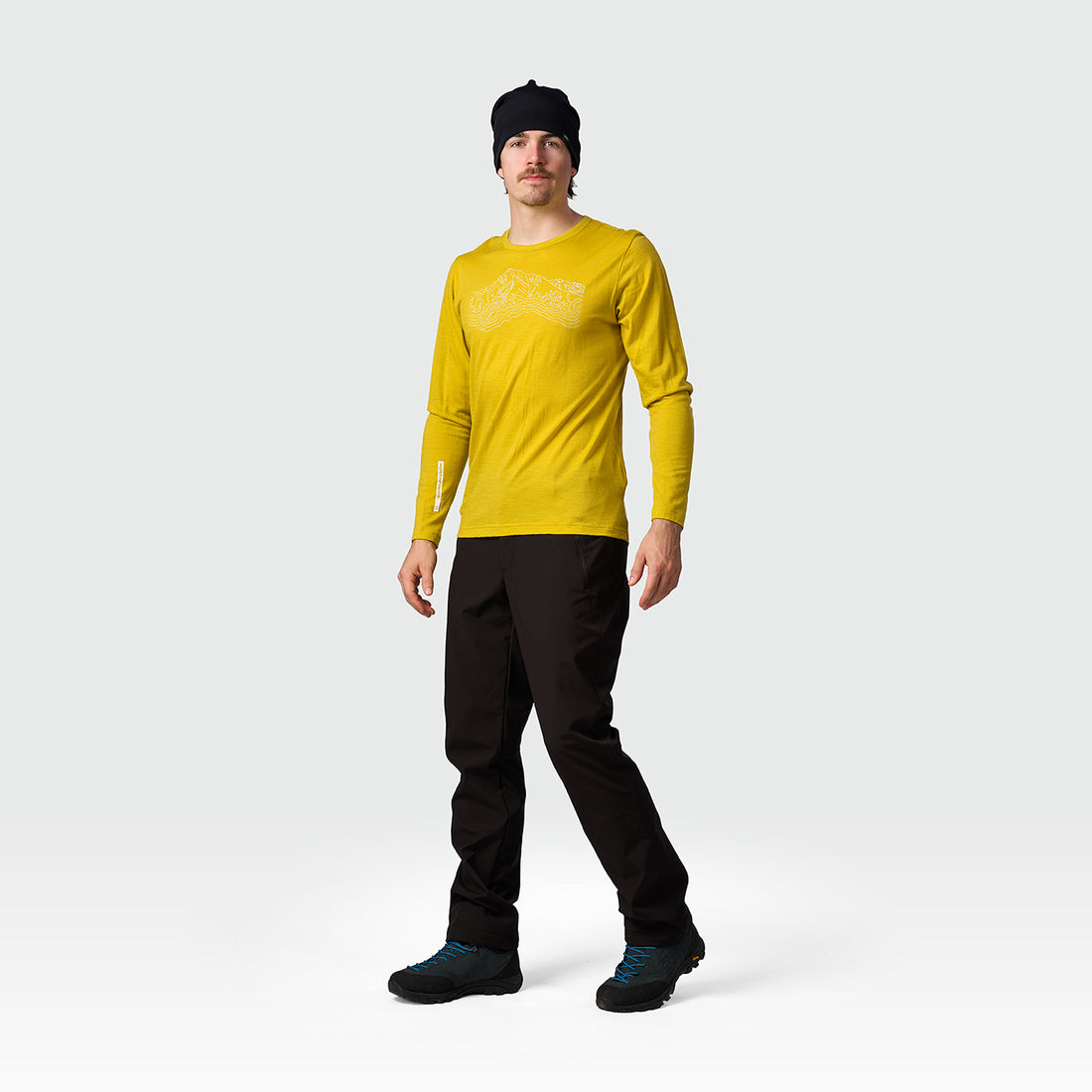 TR-5075OR men's merino T-shirt long sleeve ARZE