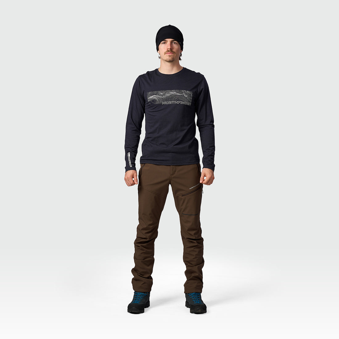 TR-5076OR men's merino blend T-shirt long sleeve GUILLER