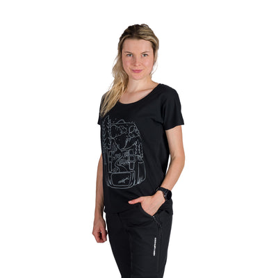 TR-6002OR women's outdoor organic cotton loose fit T-shirt DARCY
