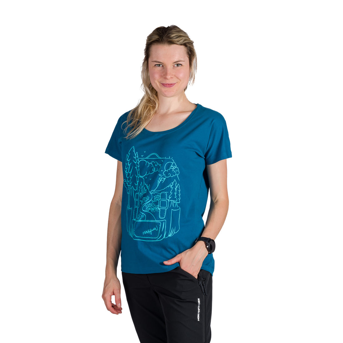 TR-6002OR women's outdoor organic cotton loose fit T-shirt DARCY