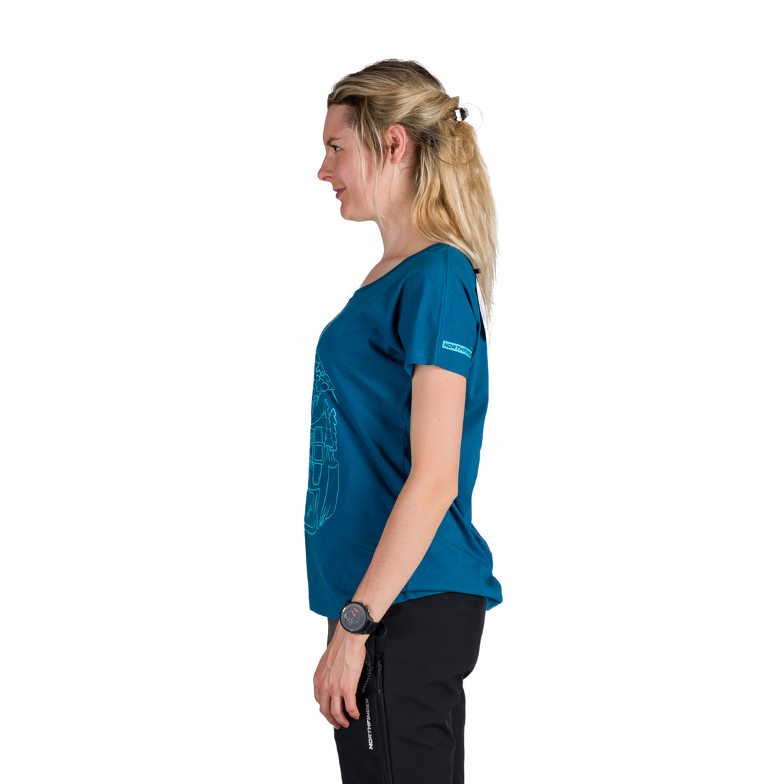 TR-6002OR women's outdoor organic cotton loose fit T-shirt DARCY