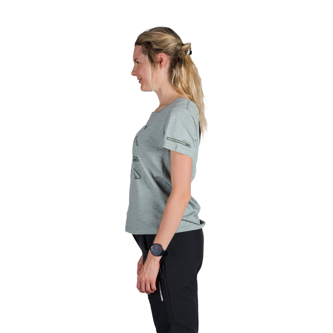 TR-6003OR women's outdoor organic slub cotton T-shirt  CANDICE