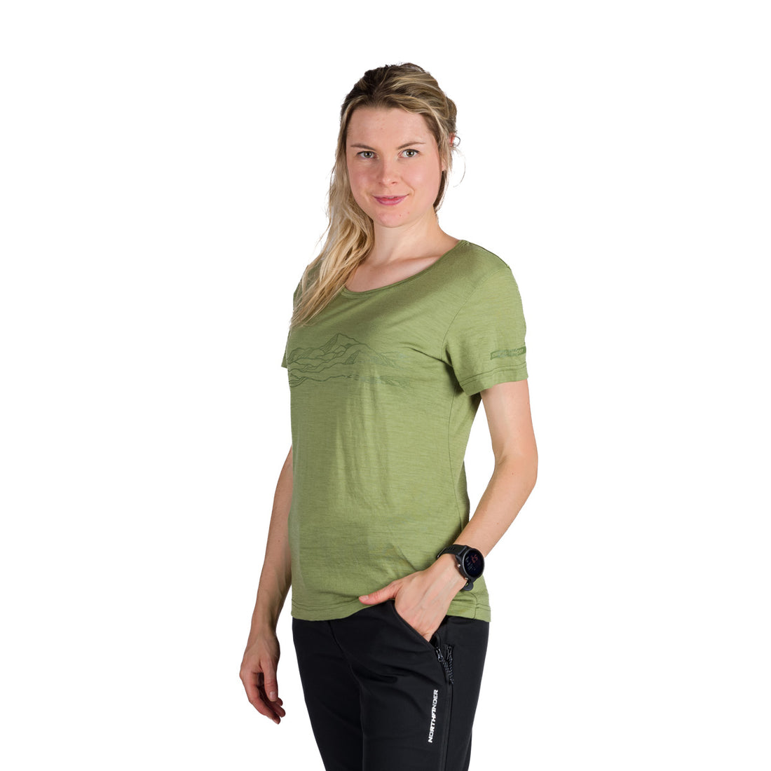 TR-6005OR women's outdoor merino T-shirt JENIFER