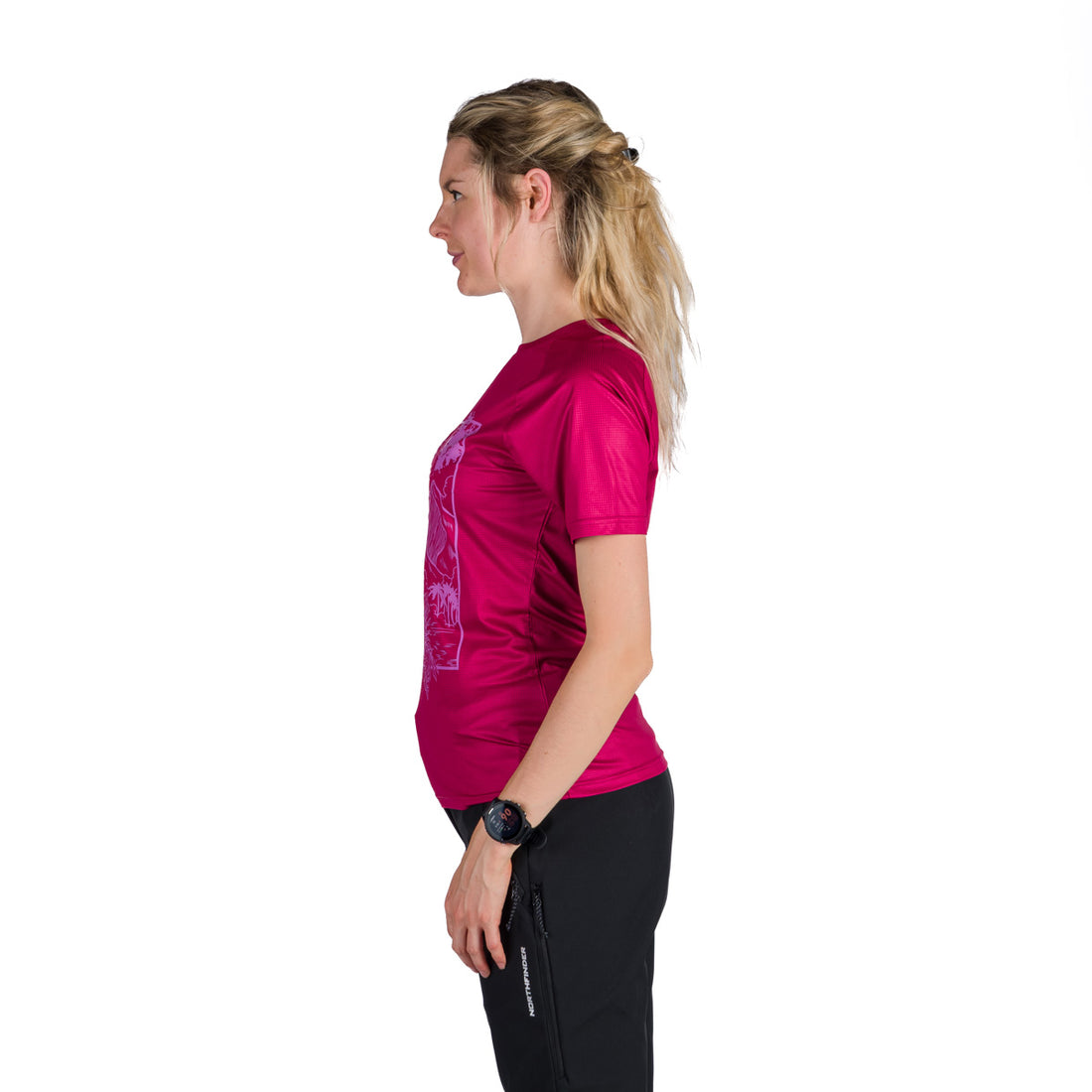 TR-6009OR women's outdoor technical ribstop T-shirt CASSIE