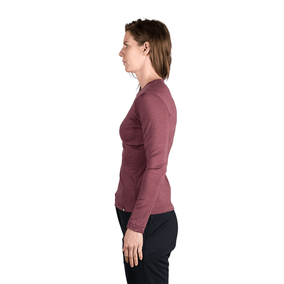 TR-6031OR women's merino blend T-shirt long sleeve AILA