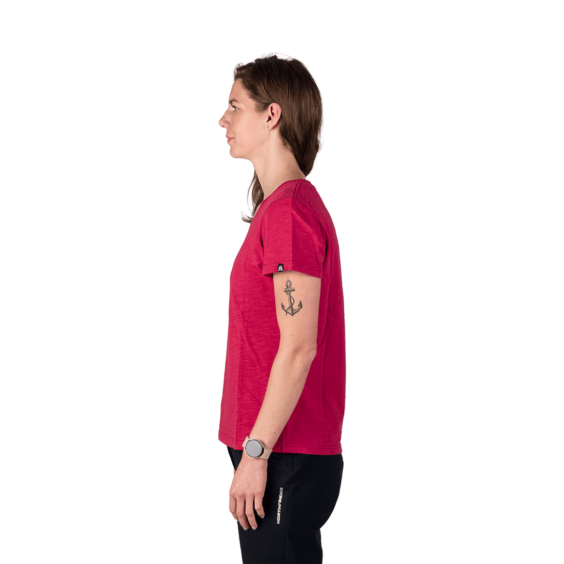 TR-6050OR women's outdoor organic slub cotton T-shirt  GRACIANA