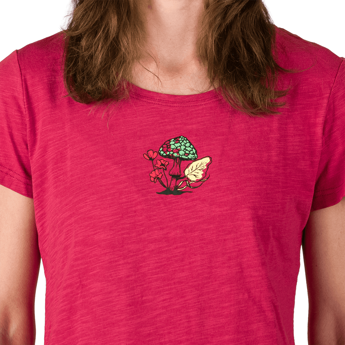 TR-6050OR women's outdoor organic slub cotton T-shirt  GRACIANA