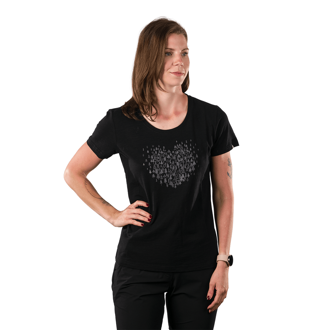 TR-6051OR women's outdoor organic slub cotton T-shirt  GUADALUPE
