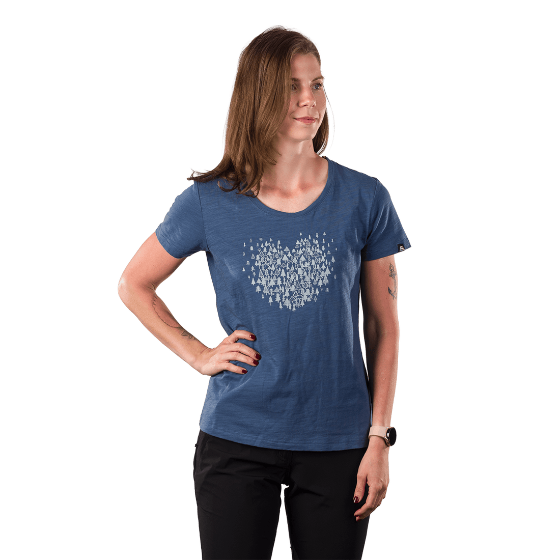 TR-6051OR women's outdoor organic slub cotton T-shirt  GUADALUPE