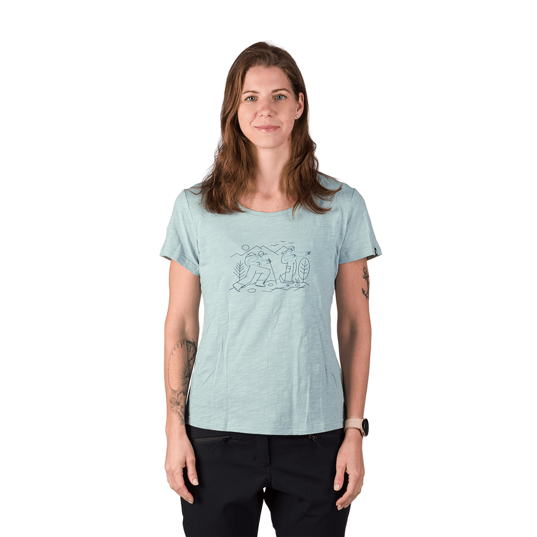 TR-6052OR women's outdoor organic slub cotton T-shirt  HELENA