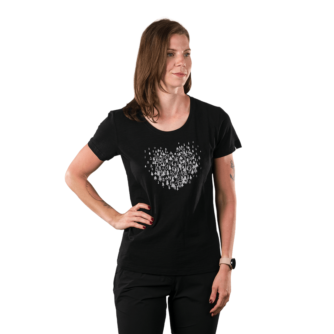 TR-6055OR women's outdoor technical T-shirt INES