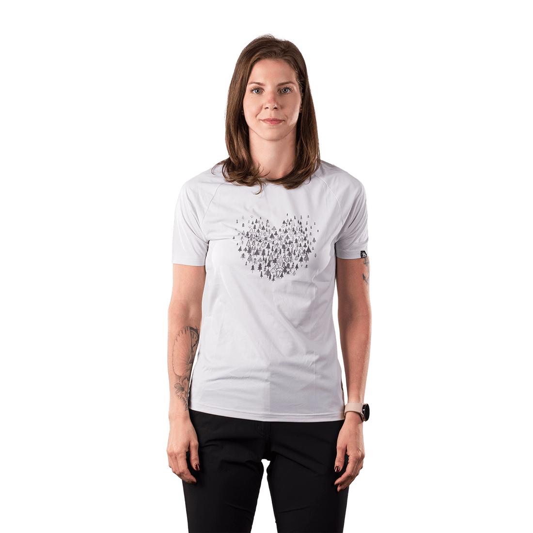 TR-6055OR women's outdoor technical T-shirt INES