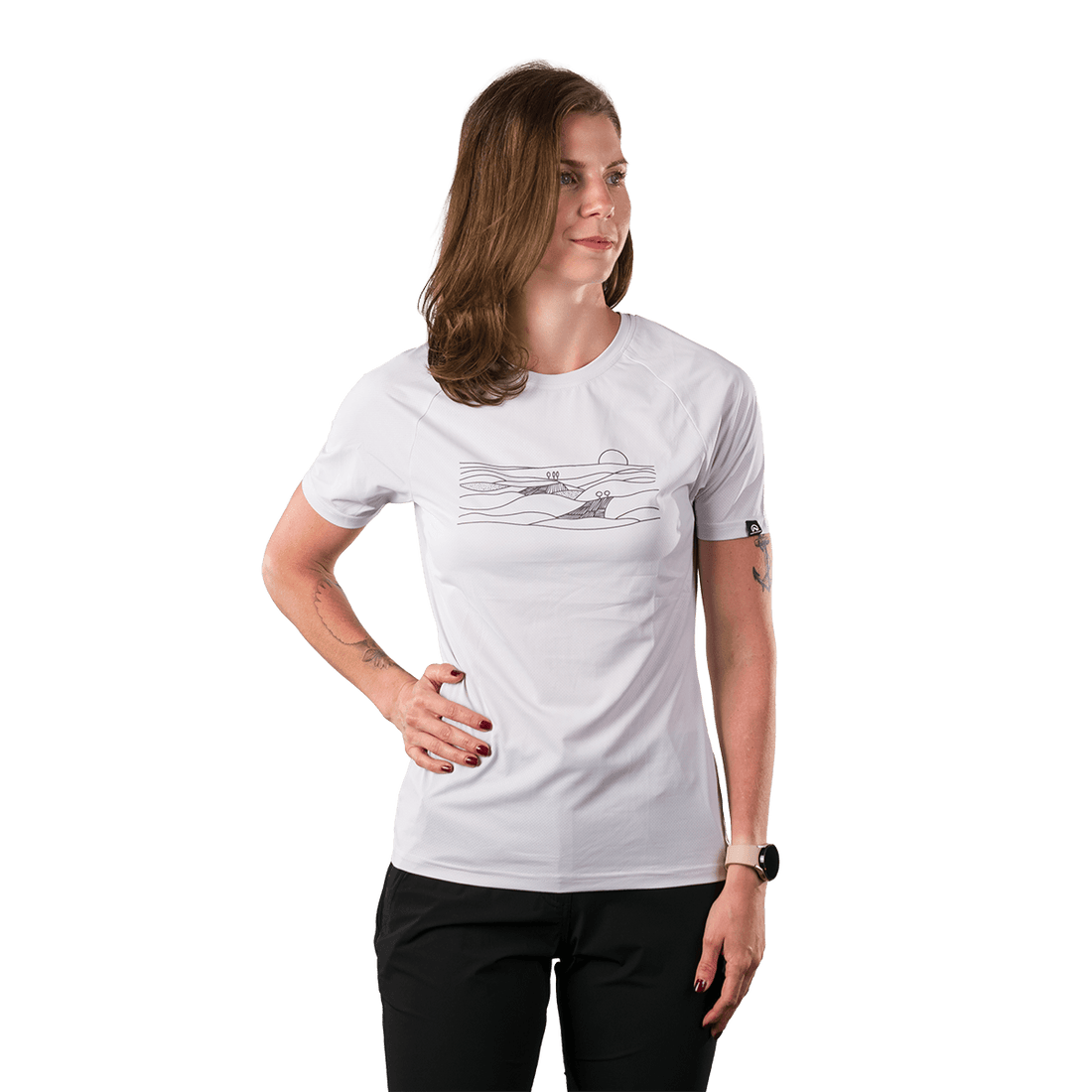 TR-6056OR women's outdoor technical T-shirt ISADORA