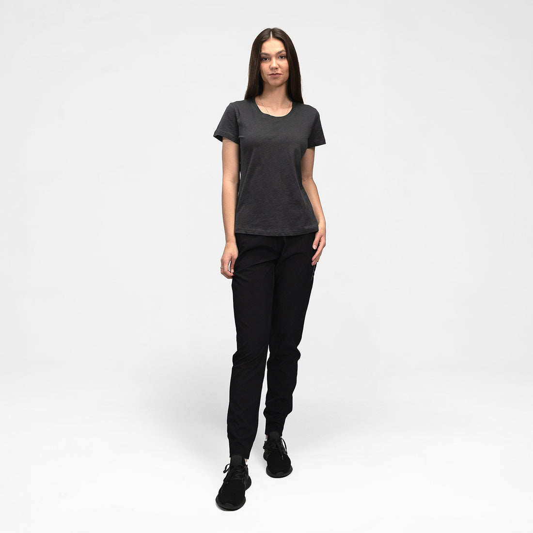 TR-6066OR women's outdoor organic slub cotton T-shirt KONCITA