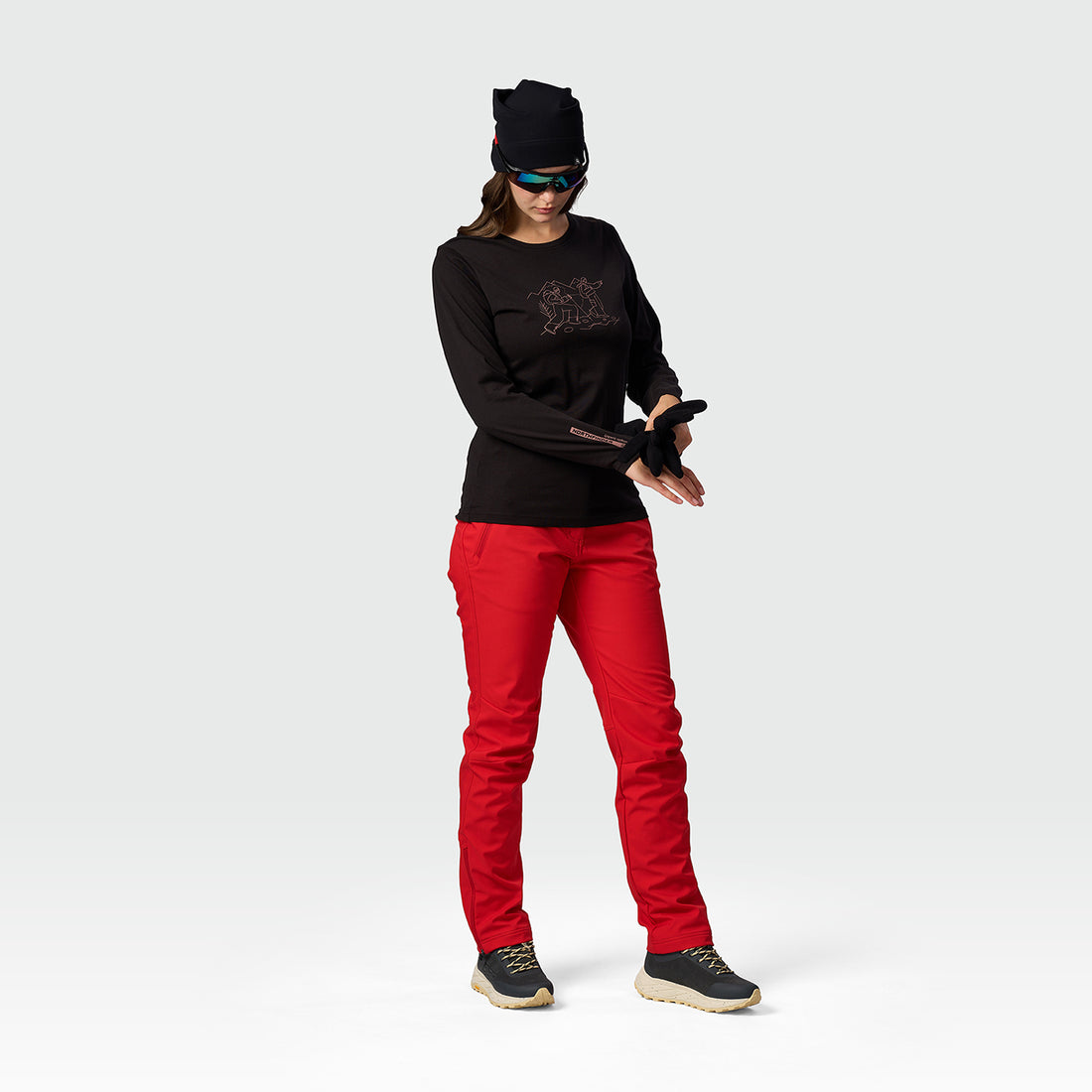 TR-6071OR women's organic cotton T-shirt NERE