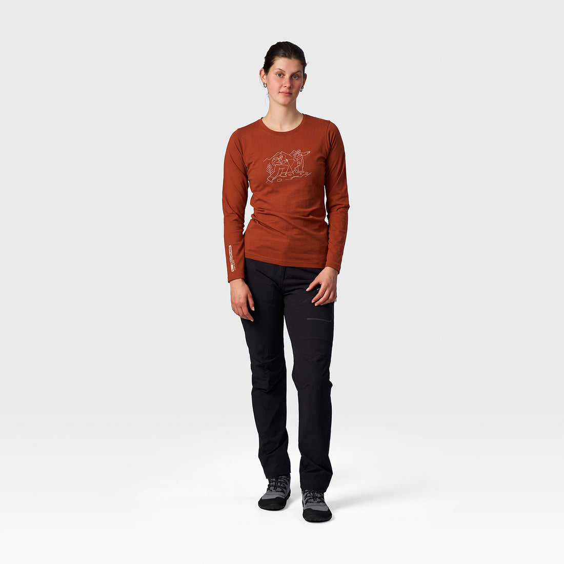 TR-6071OR women's organic cotton T-shirt NERE