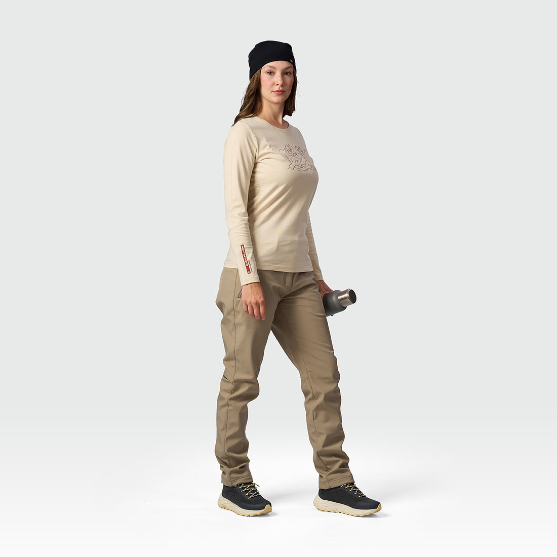 TR-6071OR women's organic cotton T-shirt NERE