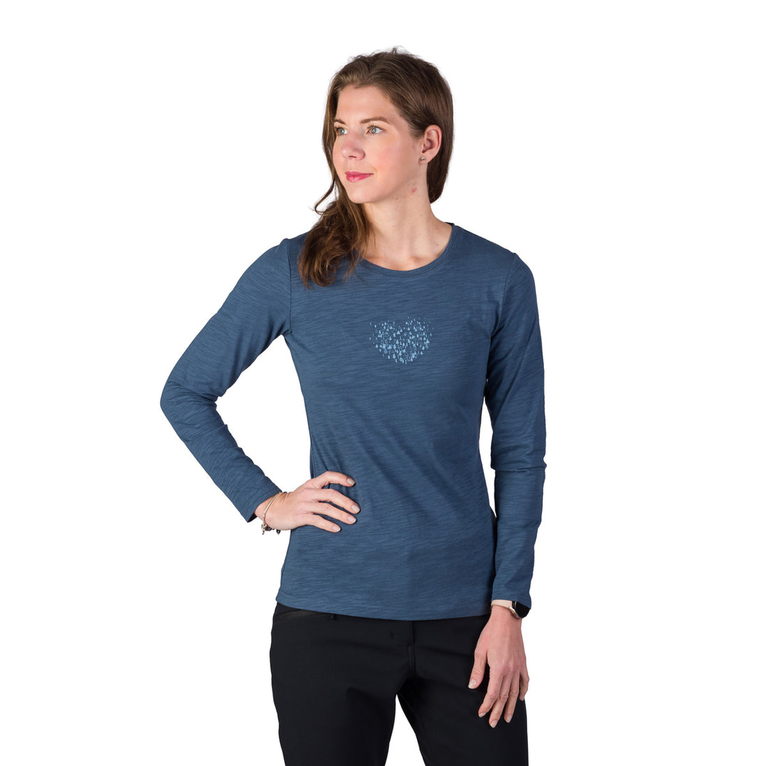 TR-6074OR women's organic slub cotton t-shirt NUUTTI