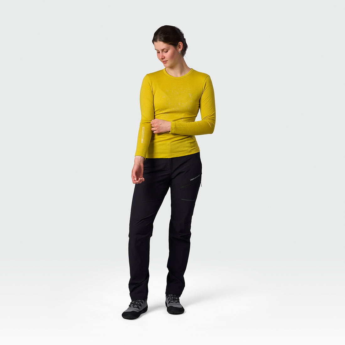 TR-6075OR women's merino T-shirt long sleeve SOLANA