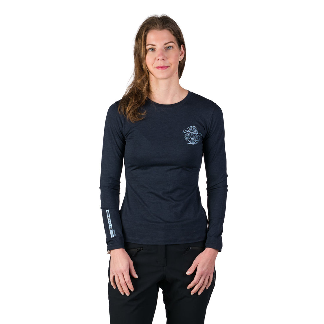 TR-6076OR women's merino blend T-shirt long sleeve RAYMUNE