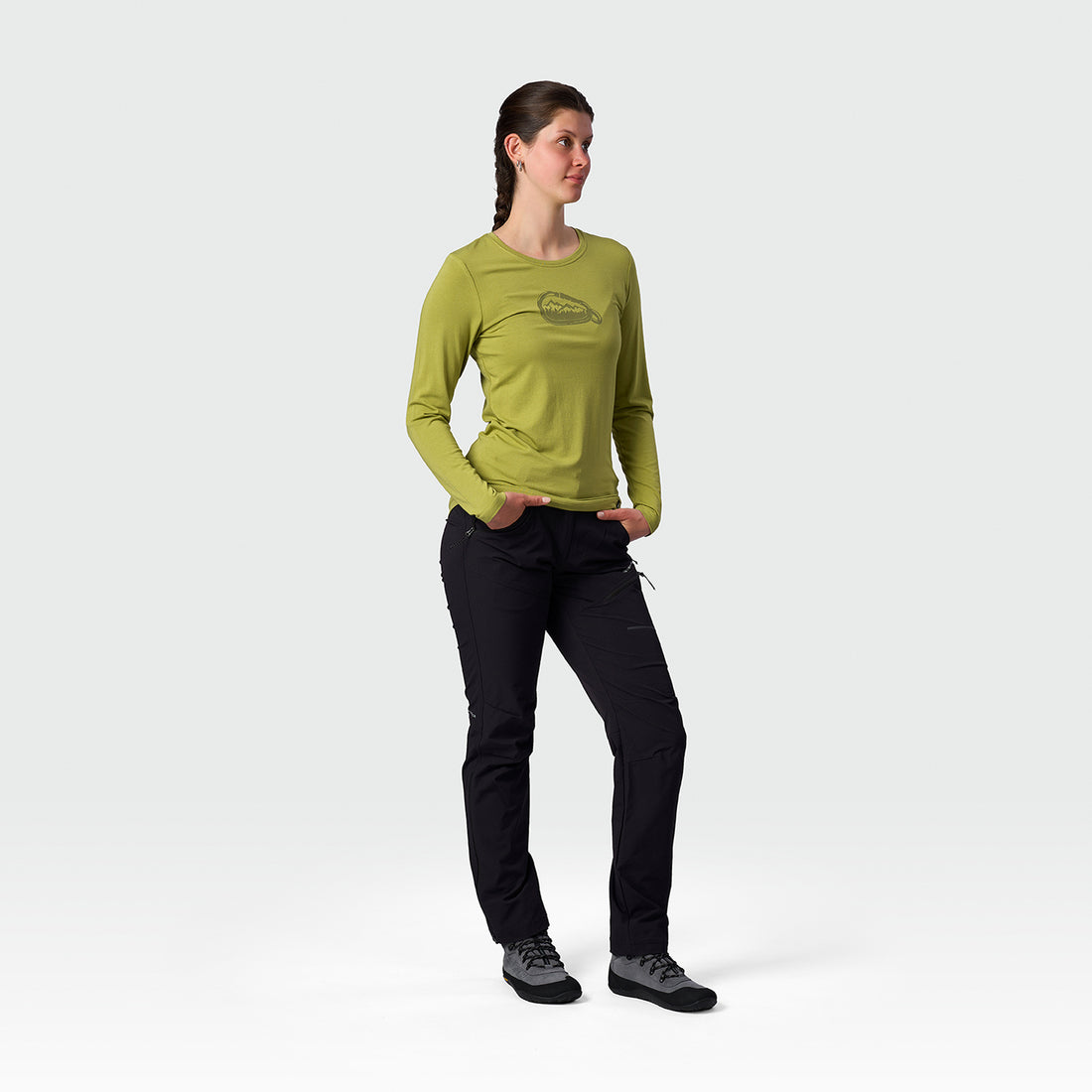TR-6077OR women's outdoor bamboo T-shirt HENNA