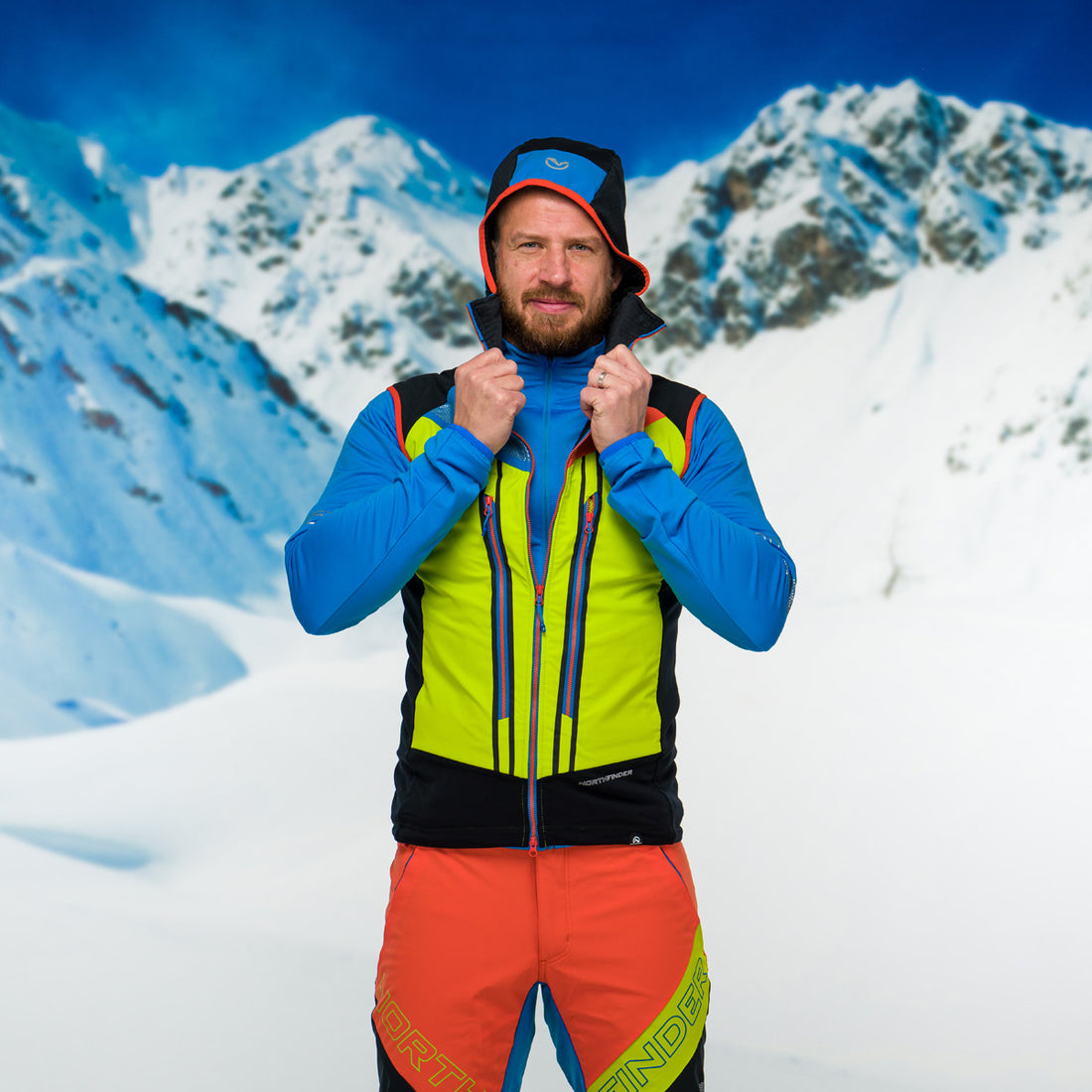 VE-32801SKP men's vest ski-touring thermal  polartec® alpha direct 2,5l VHAN