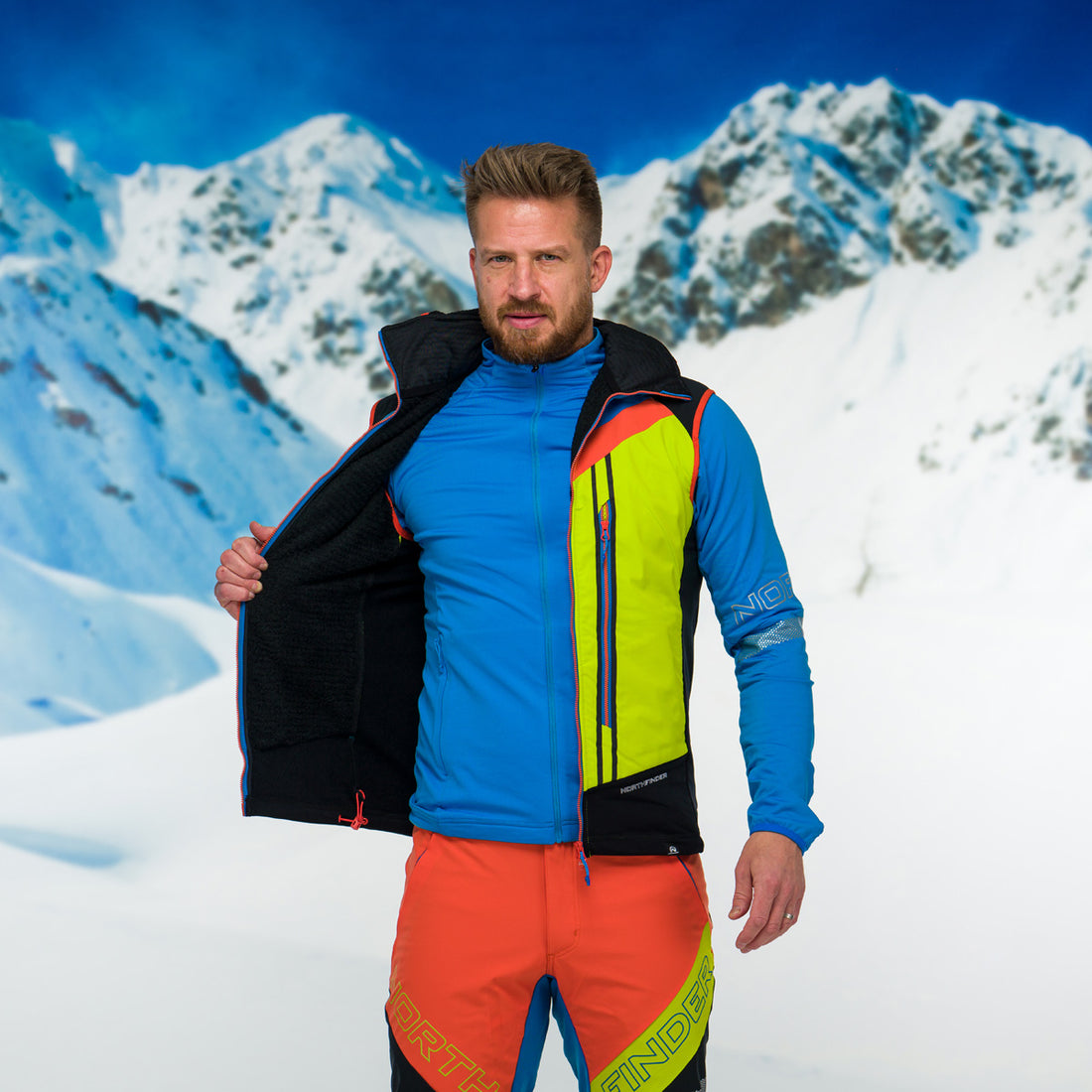 VE-32801SKP men's vest ski-touring thermal  polartec® alpha direct 2,5l VHAN
