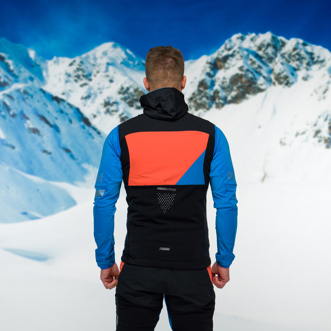 VE-32801SKP men's vest ski-touring thermal  polartec® alpha direct 2,5l VHAN