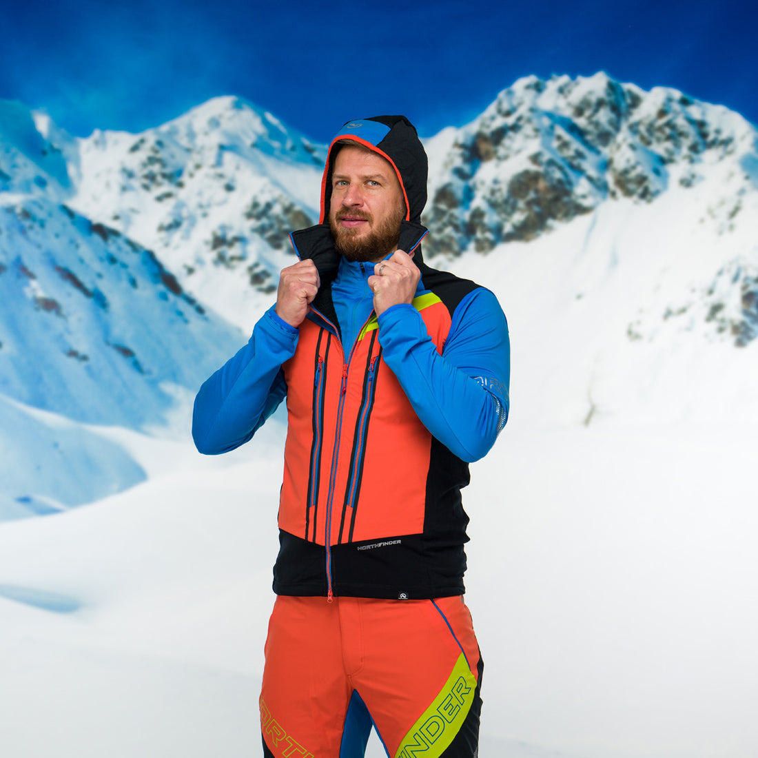 VE-32801SKP men's vest ski-touring thermal  polartec® alpha direct 2,5l VHAN