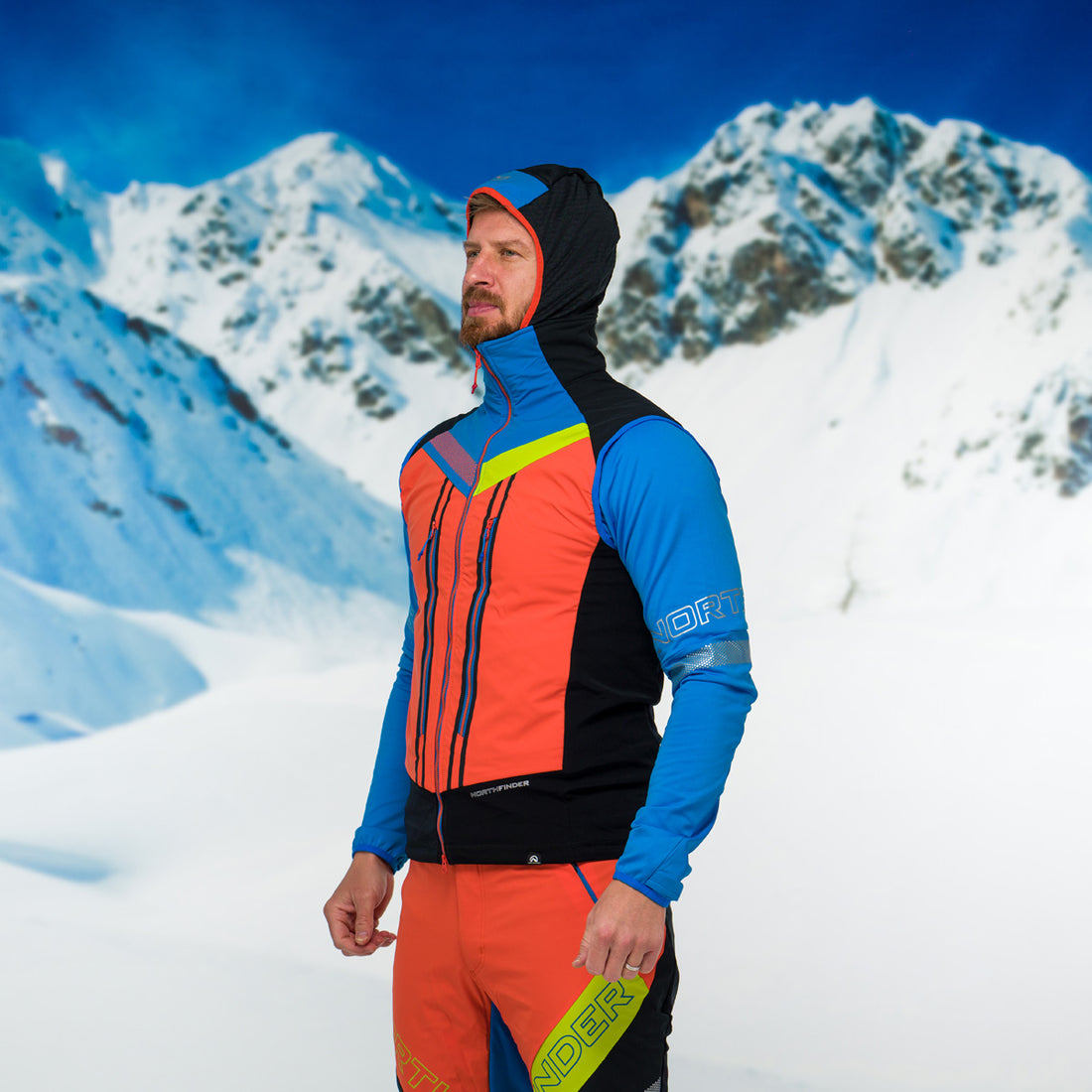 VE-32801SKP men's vest ski-touring thermal  polartec® alpha direct 2,5l VHAN