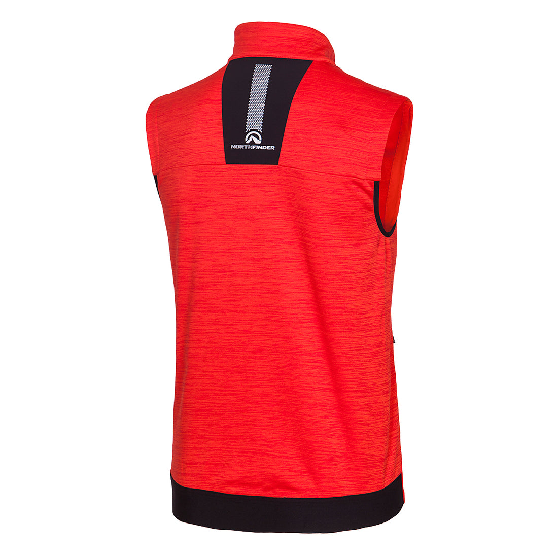 VE-3440OR men's trekking athletic fit melange fleece vest GUY