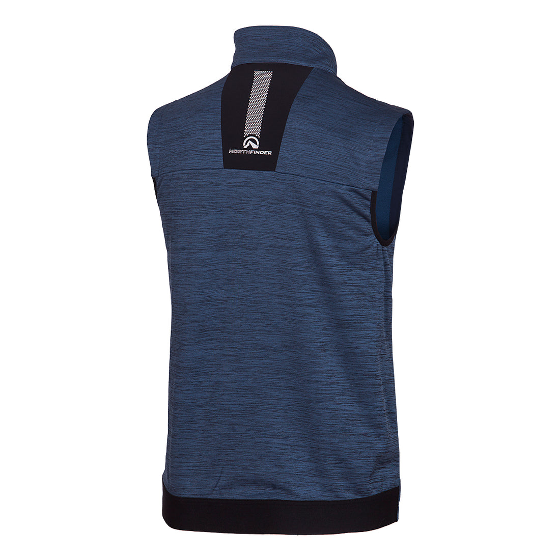 VE-3440OR men's trekking athletic fit melange fleece vest GUY