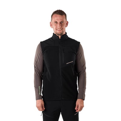 VE-3450OR men's fleece vest LUCIUS