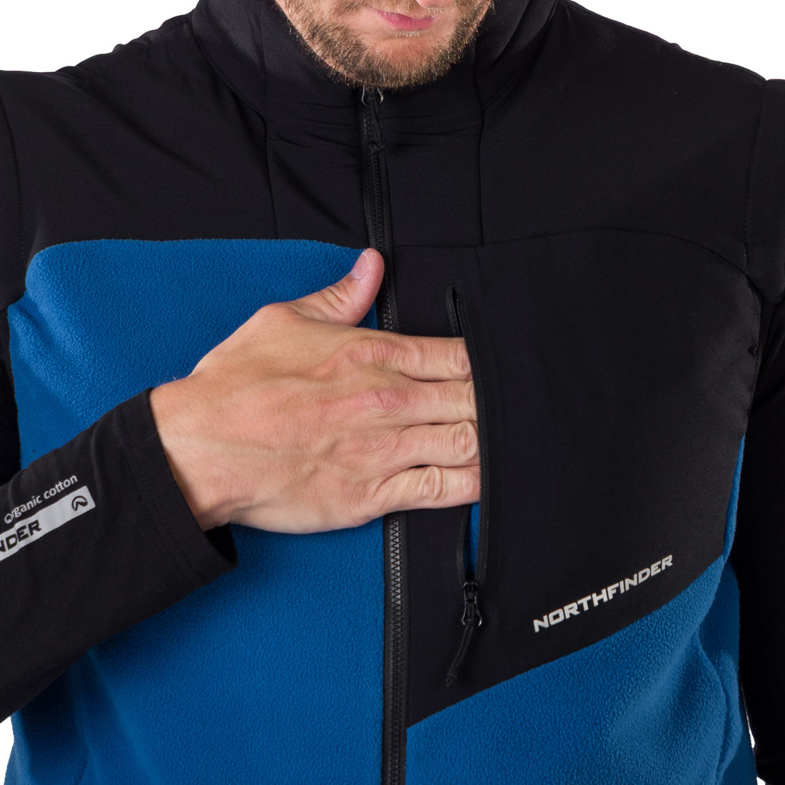 VE-3450OR men's fleece vest LUCIUS